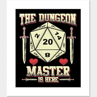 The Dungeon Master is here Posters and Art